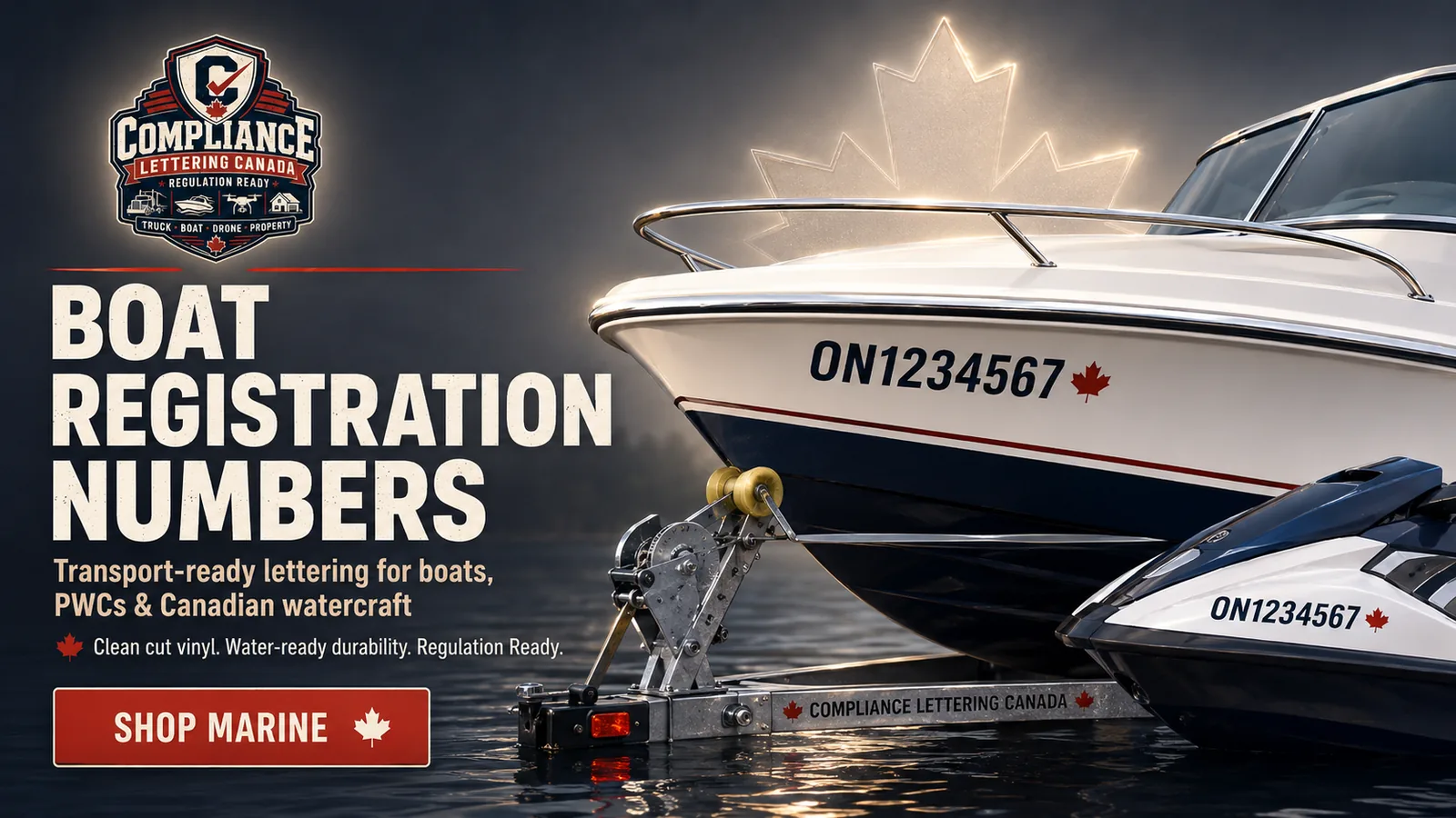 Boat, PWC, and vessel markings