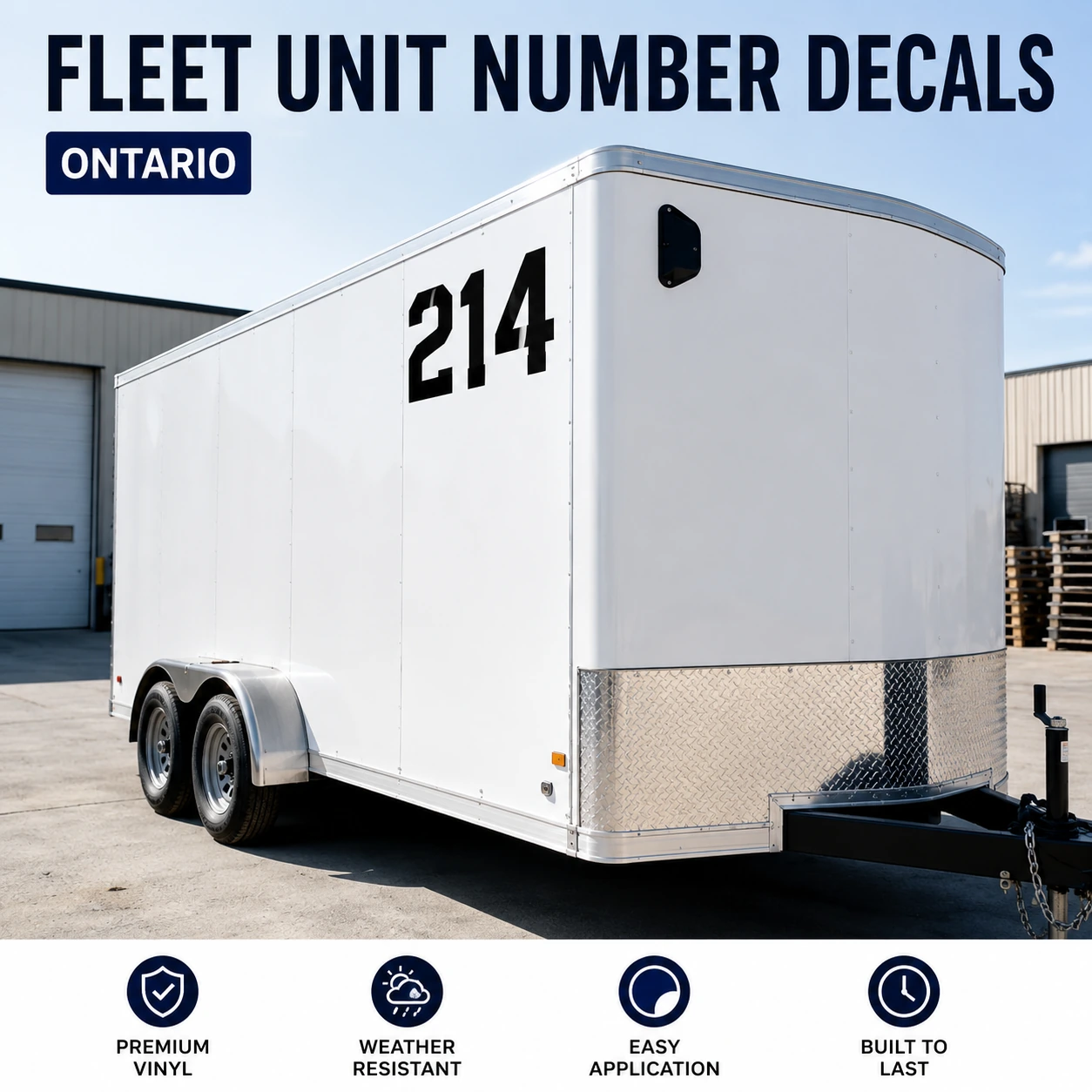 Fleet Unit Number Decals Ontario product image