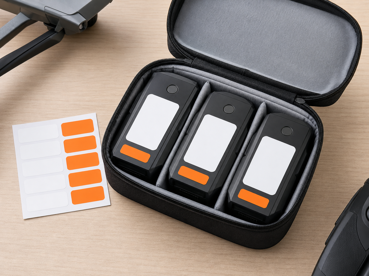 Drone Battery ID & Travel Labels product image