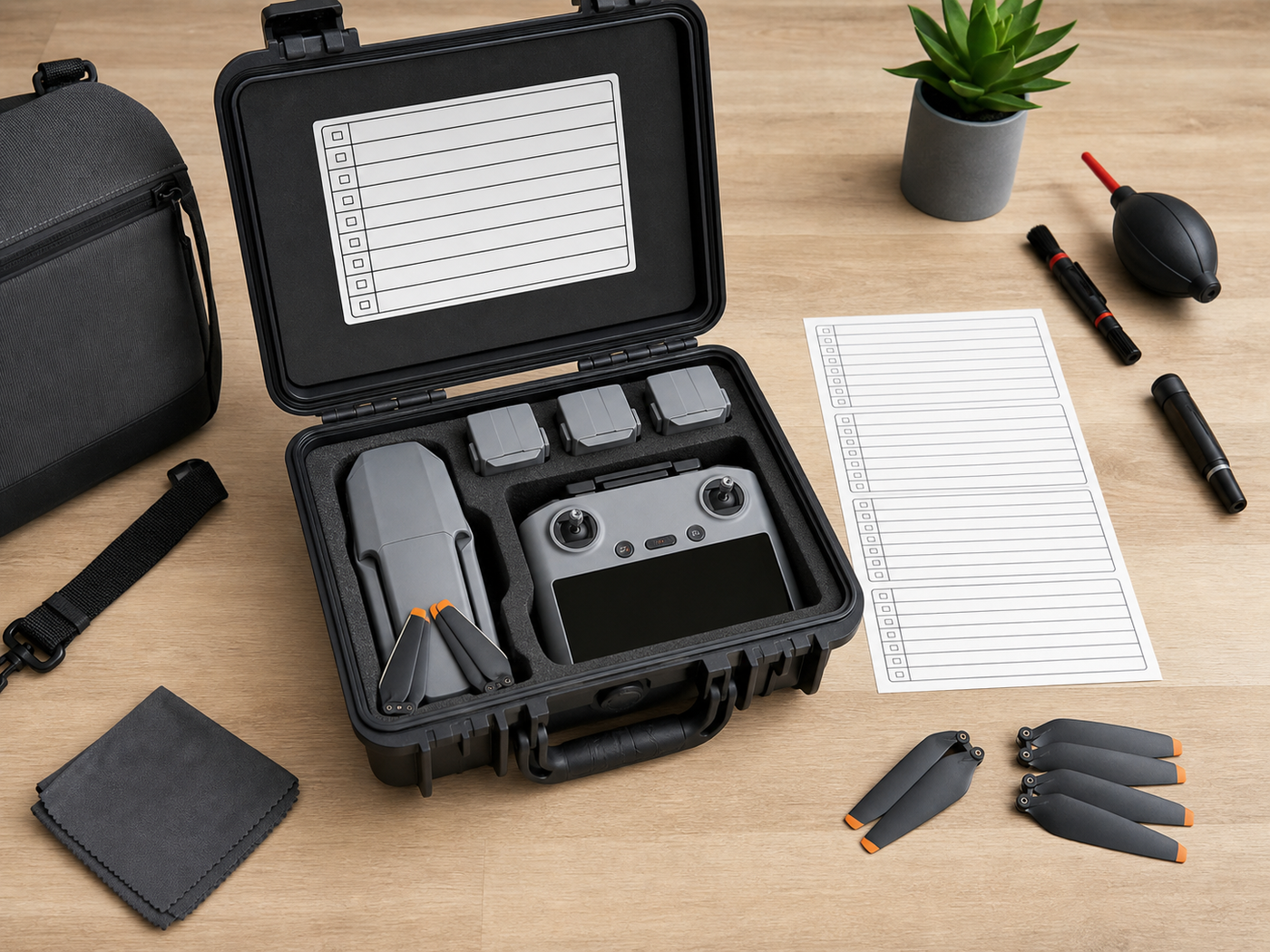 Drone Pre-Flight Checklist Decals | Compliance Lettering product image
