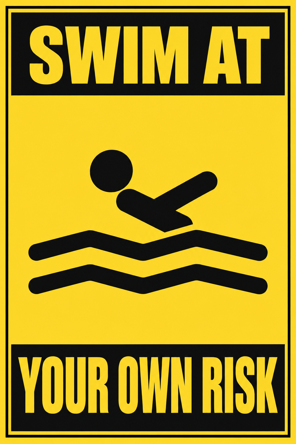 SWIM AT YOUR OWN RISK