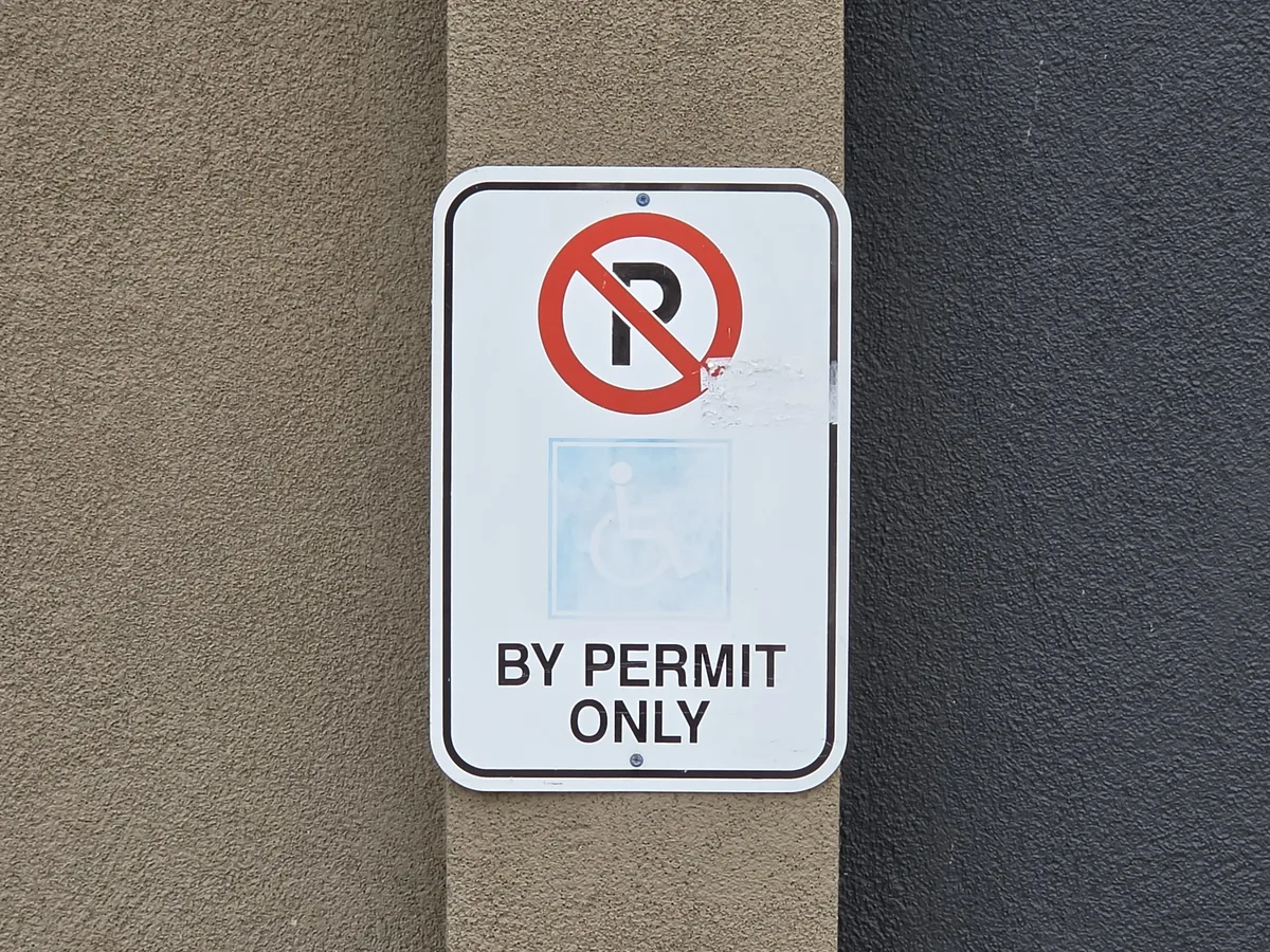 Clear, durable signage for restricted access.